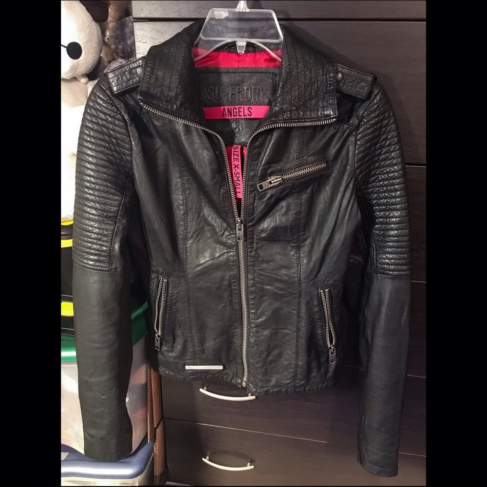 Superdry Angels leather jacket